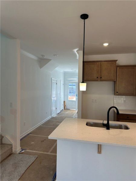 In-progress construction of a new home in Meece Townhomes, Easley, SC (Image 8).