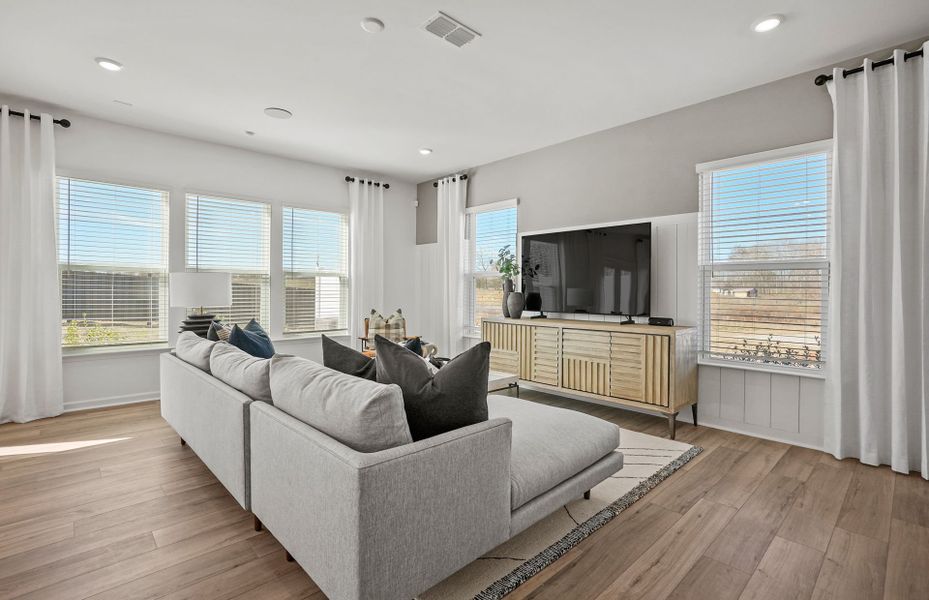Furnished interior view inside a new home in Riverstone, Monroe (Image 12). Furnished interior view inside a new home in Riverstone, Monroe (Image 12).