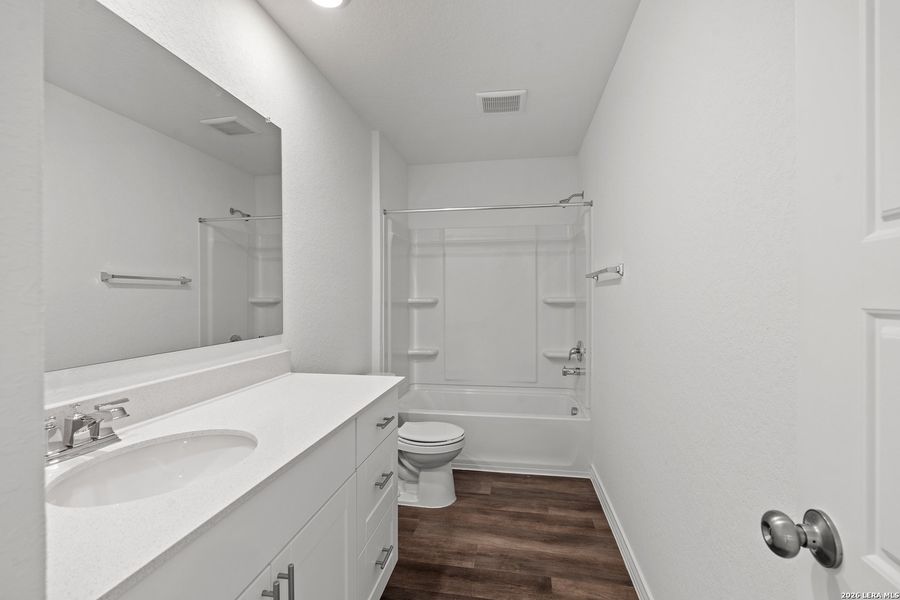 Furnished interior view inside a new home in Vista Real, Converse (Image 12).