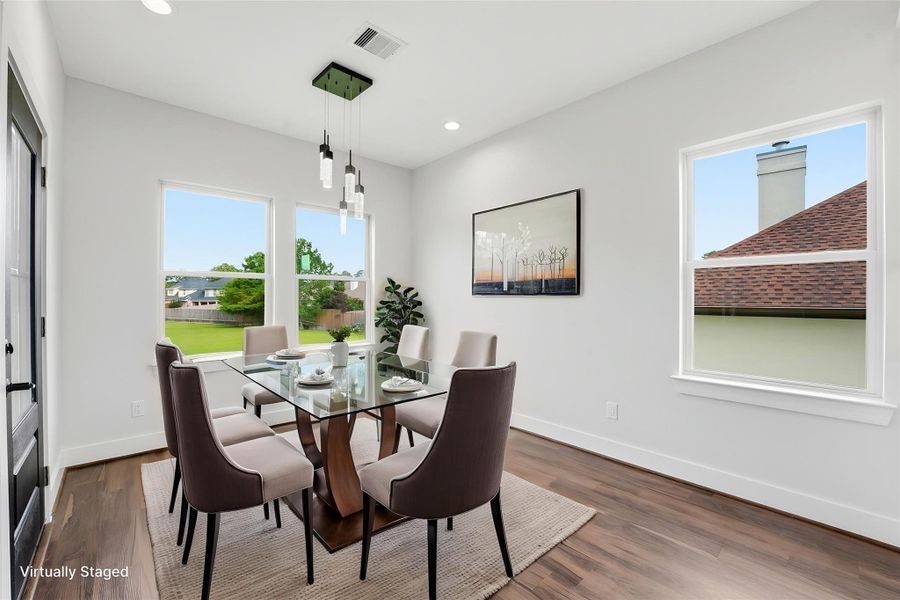A bright, inviting corner made for morning coffee, casual meals and everyday moments. A bright, inviting corner made for morning coffee, casual meals and everyday moments.