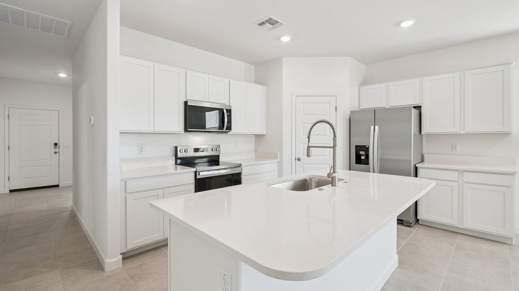Furnished interior view inside a new home in Desert Moon Estates, Buckeye (Image 6).