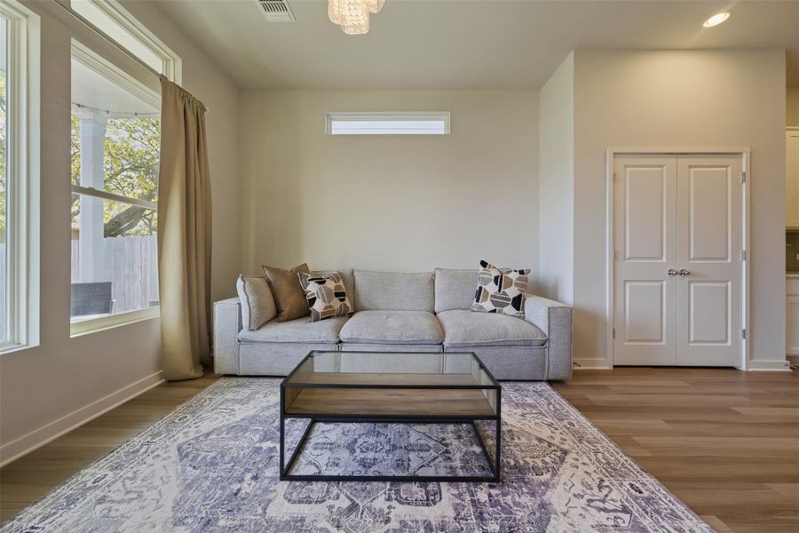 Furnished interior view inside a new home in Cielo East, Pflugerville (Image 8).