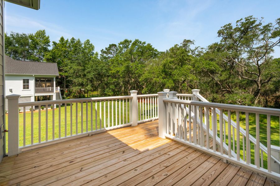 Exterior details and patio area of a home in , Johns Island (Image 29).