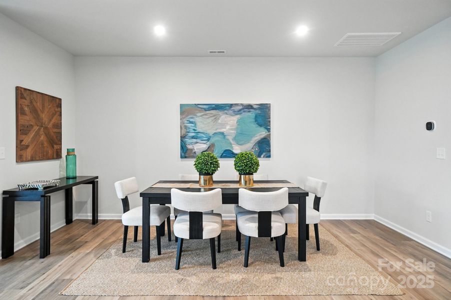 Furnished interior view inside a new home in Waxhaw Landing, Monroe (Image 16).