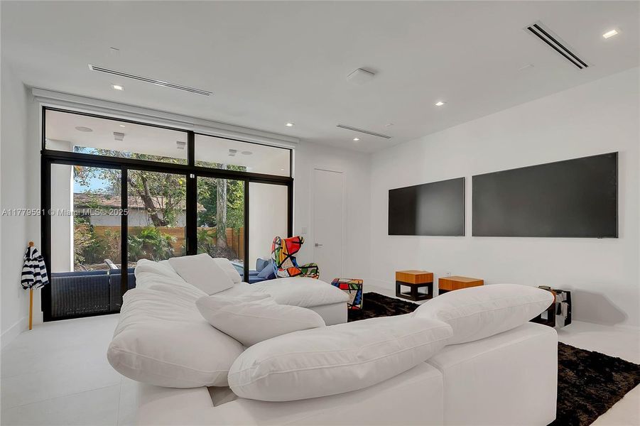 Furnished interior view inside a new home in , Miami (Image 14).