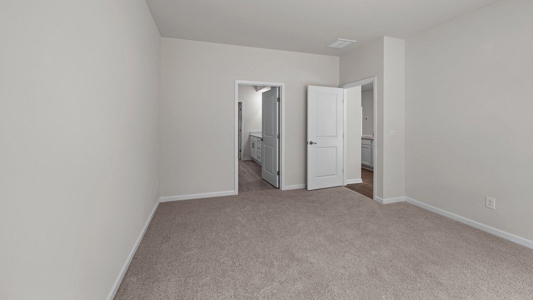 Representative unfurnished interior of a home built from the Bristol by D.R. Horton in Quarry Hills - Freedom, Swepsonville (Image 16).