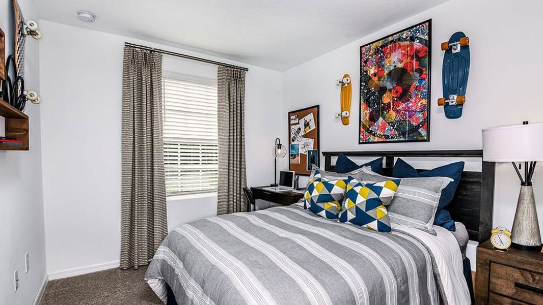 Representative furnished interior of a home built from the Jasmine by Taylor Morrison in Horse Creek at Crosswinds, Davenport (Image 19). Representative furnished interior of a home built from the Jasmine by Taylor Morrison in Horse Creek at Crosswinds, Davenport (Image 19).