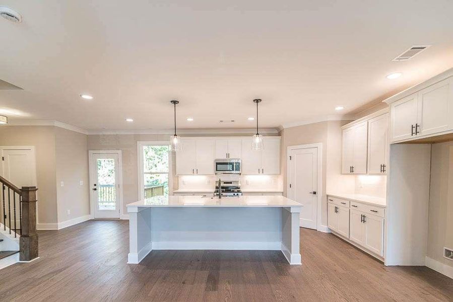 Furnished interior view inside a new home in , Decatur (Image 5).