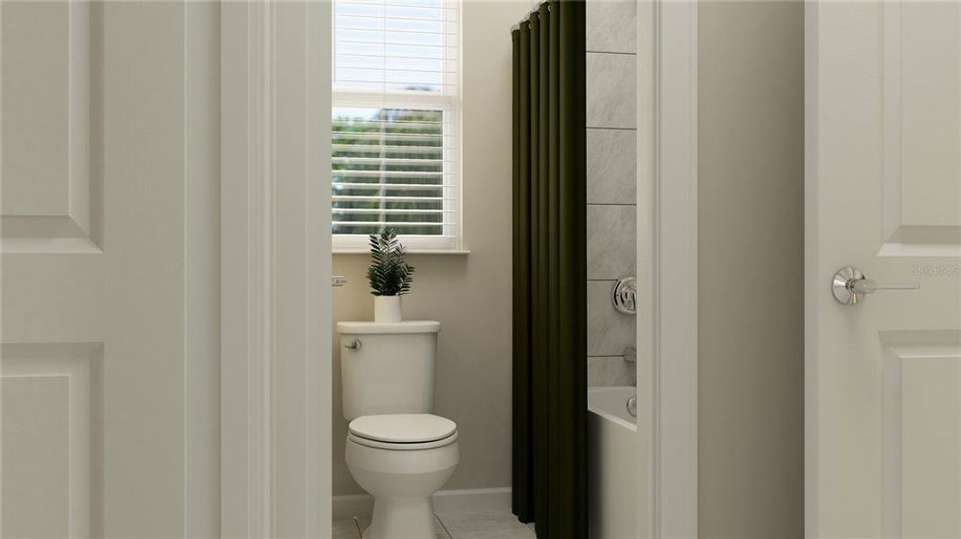 Furnished interior view inside a new home in The Glades at Crossprairie, St. Cloud (Image 13).