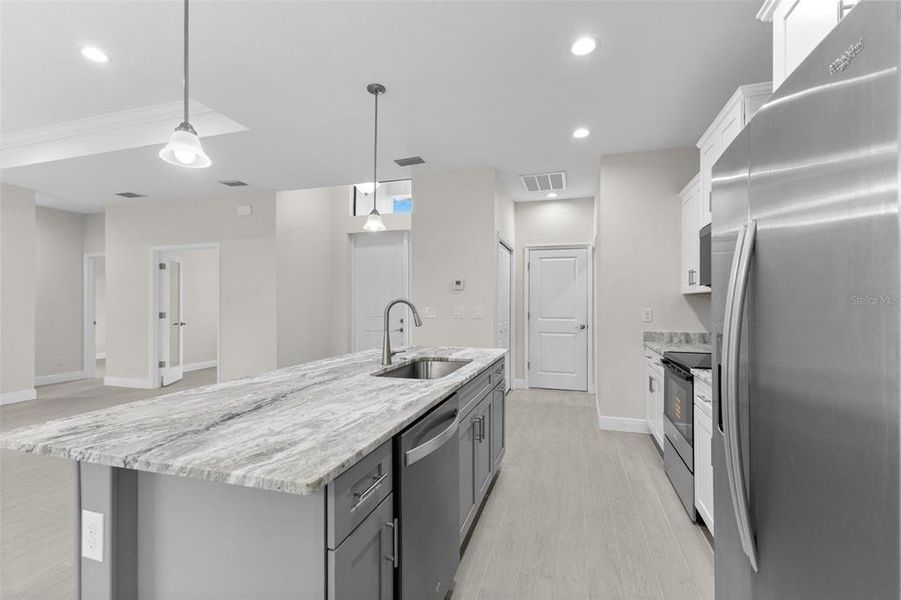 Furnished interior view inside a new home in , North Port (Image 9).