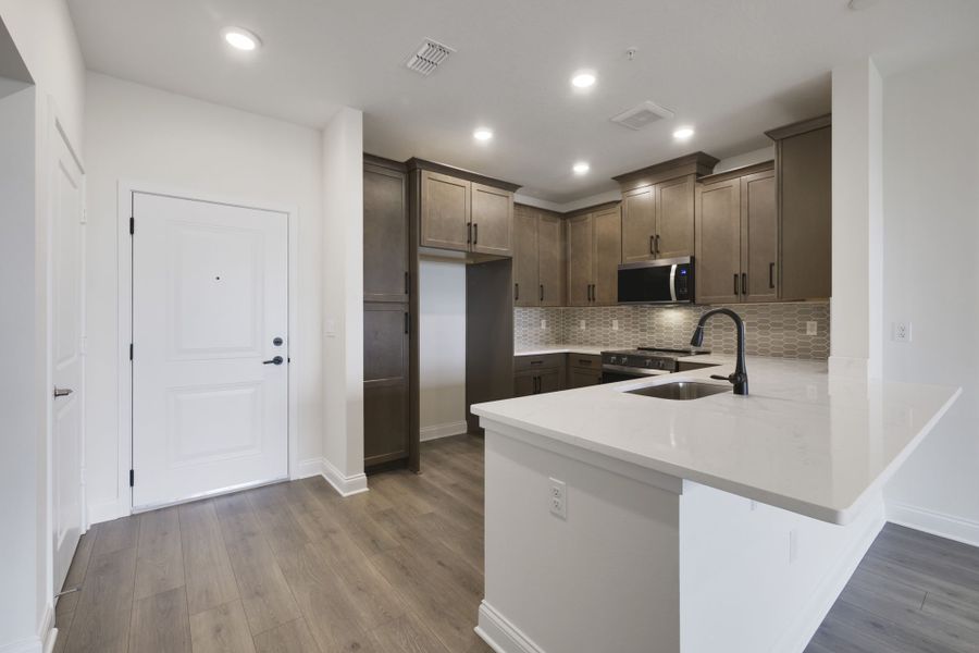 Furnished interior view inside a new home in Gatherings® of Lake Nona, Orlando (Image 4).