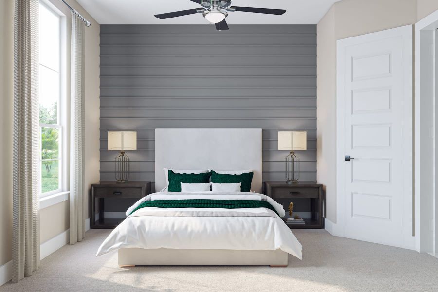 Furnished interior view inside a new home in Trillium, Richmond (Image 20).