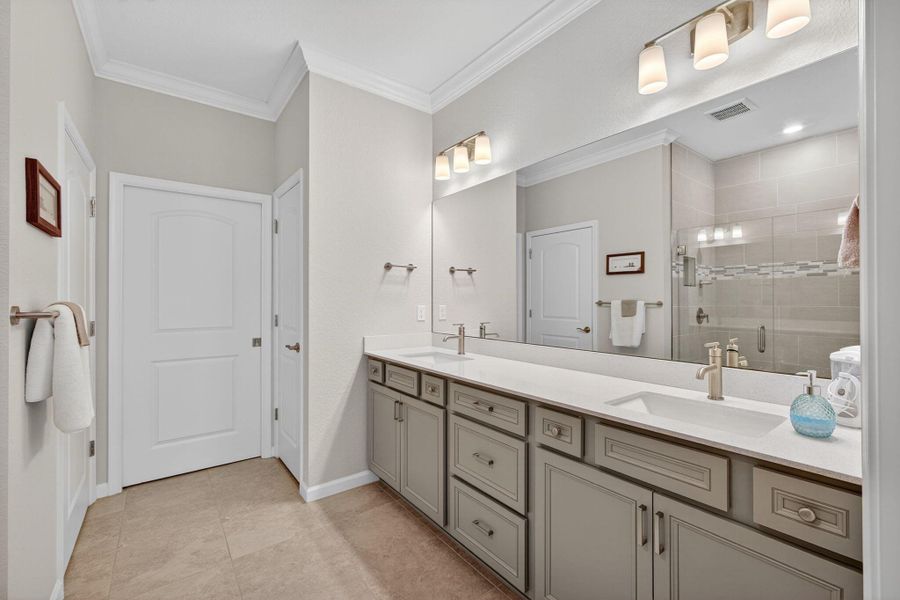 Furnished interior view inside a new home in , Port St. Lucie (Image 8).