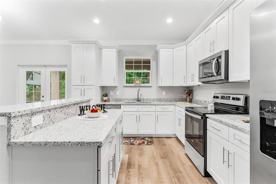 Kitchen with Stainless Steel Appliances