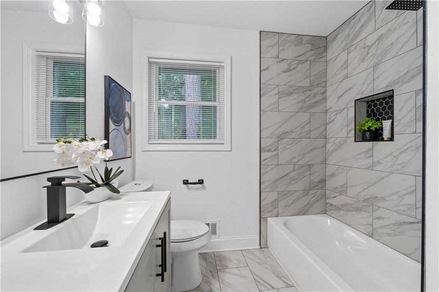 Furnished interior view inside a new home in , East Point (Image 13).