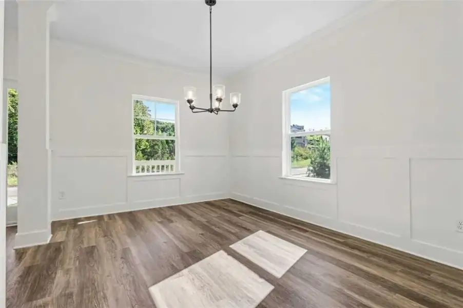 Spacious, unfurnished interior of a new home in Thunder Ridge, Dawsonville (Image 5).