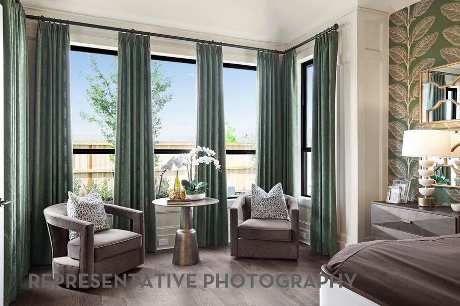 Furnished interior view inside a new home in Meridiana, Manvel (Image 5).