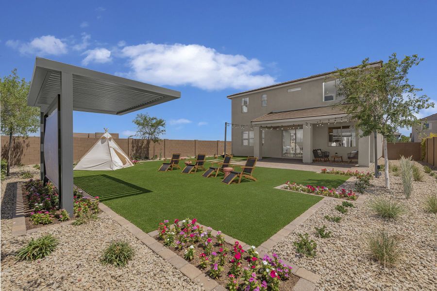 Representative exterior details of a home built from the Pacific by Mattamy Homes in Landmarke, Queen Creek (Image 4).