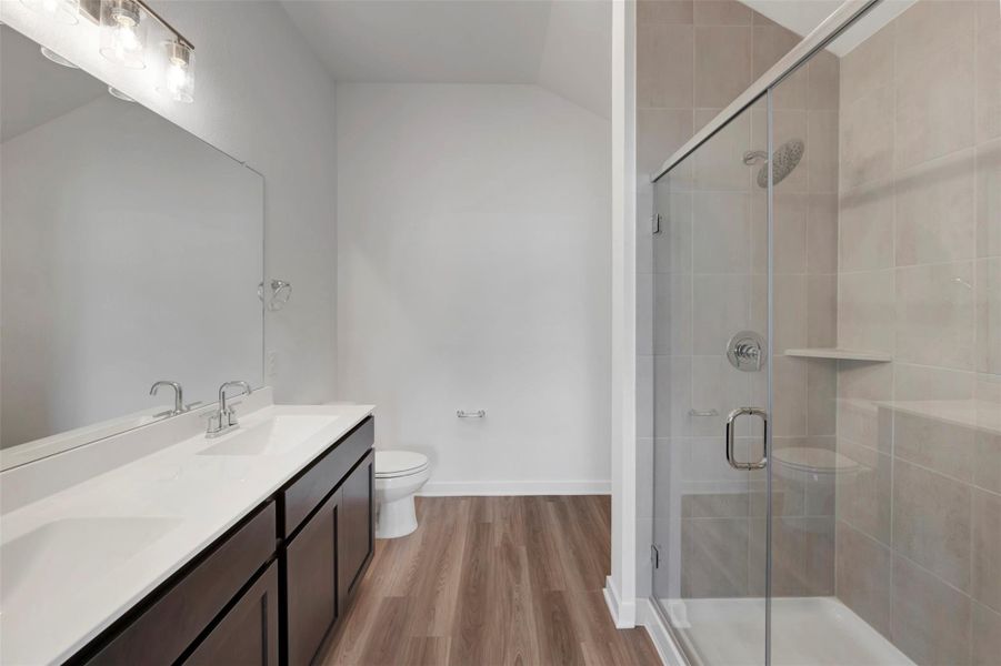 Furnished interior view inside a new home in Indian Springs, Crosby (Image 7).