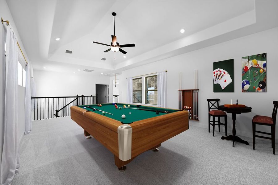 Furnished interior view inside a new home in The Ridge at Northlake, Northlake (Image 9).