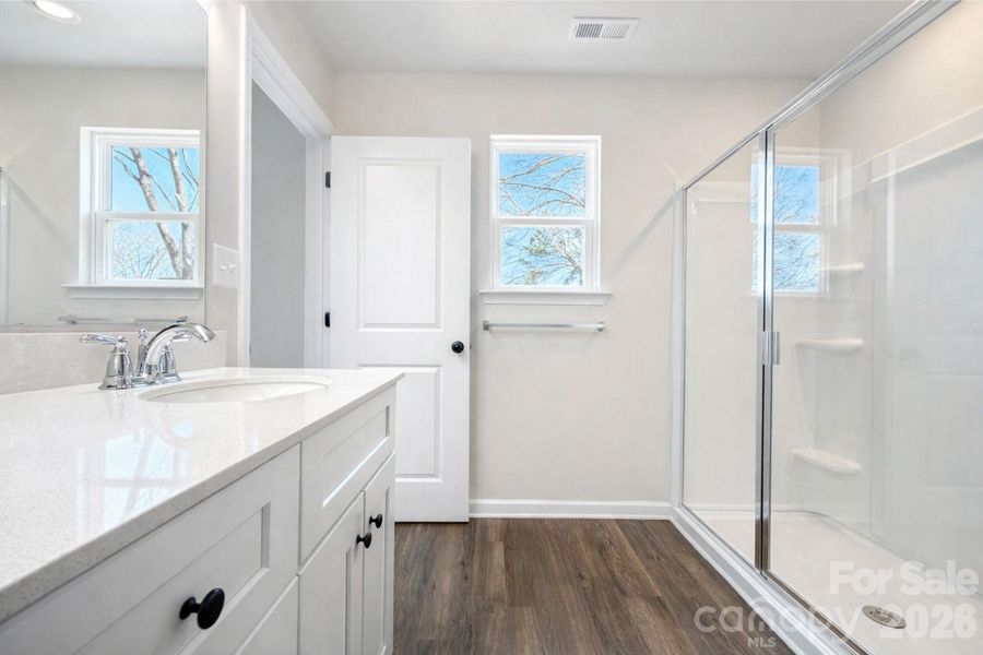Furnished interior view inside a new home in , Charlotte (Image 11).