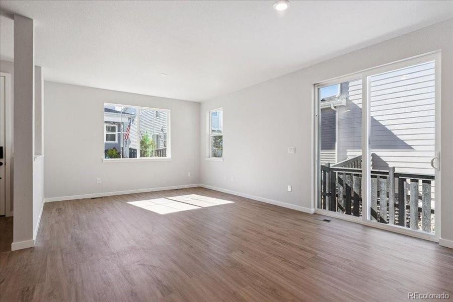 Spacious, unfurnished interior of a new home in Paired Homes at Alder Creek, Parker (Image 17).