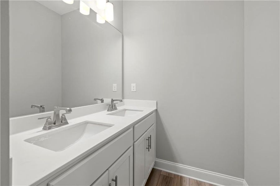 Close-up of interior finishes inside a home in , Sugar Hill (Image 12).