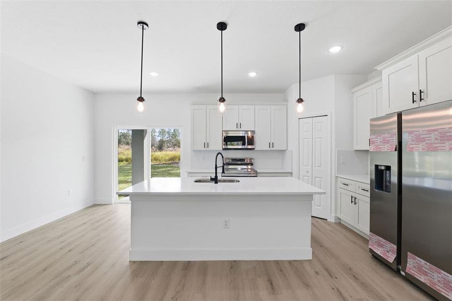Furnished interior view inside a new home in , Citrus Springs (Image 11).