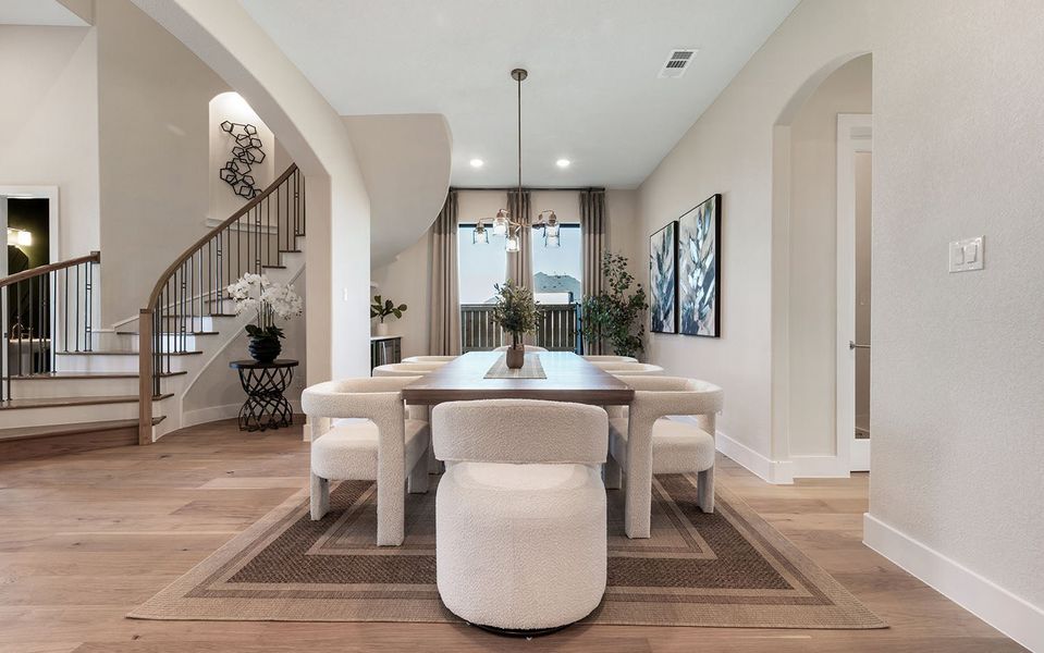 Furnished interior view inside a new home in Marvida, Cypress (Image 39).