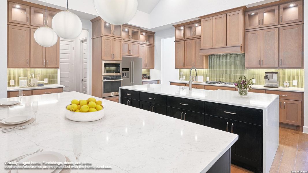 Furnished interior view inside a new home in Thornebrook, Bulverde (Image 16).
