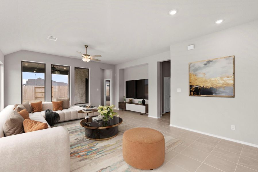 Furnished interior view inside a new home in Escondido, Magnolia (Image 11).