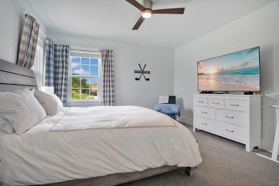 Furnished interior view inside a new home in , Reunion (Image 14).