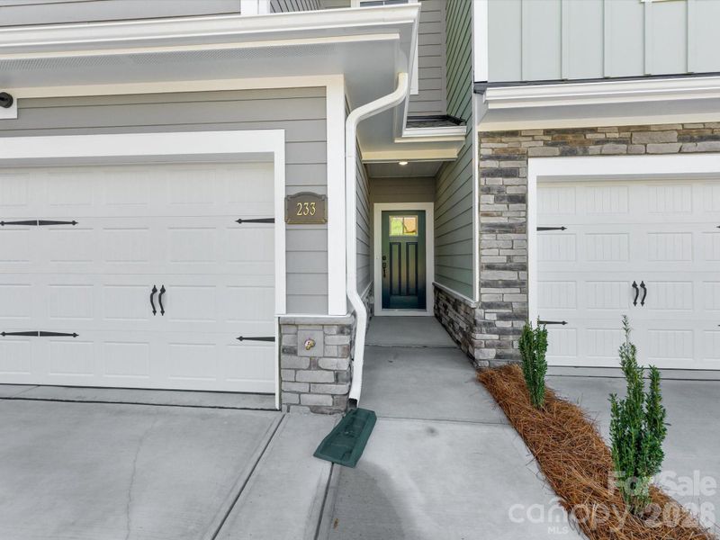 Exterior details and patio area of a home in Westview Towns, Waxhaw (Image 3).