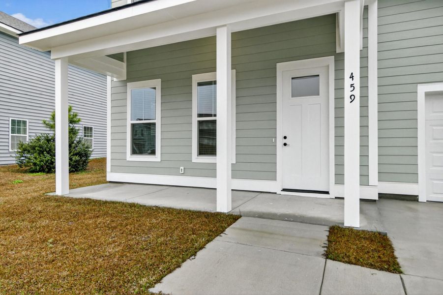 Exterior details and patio area of a home in , Huger (Image 23). Exterior details and patio area of a home in , Huger (Image 23).