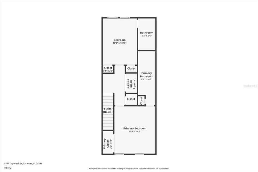 2D floor plan layout of this home in , Sarasota, FL (Image 4).