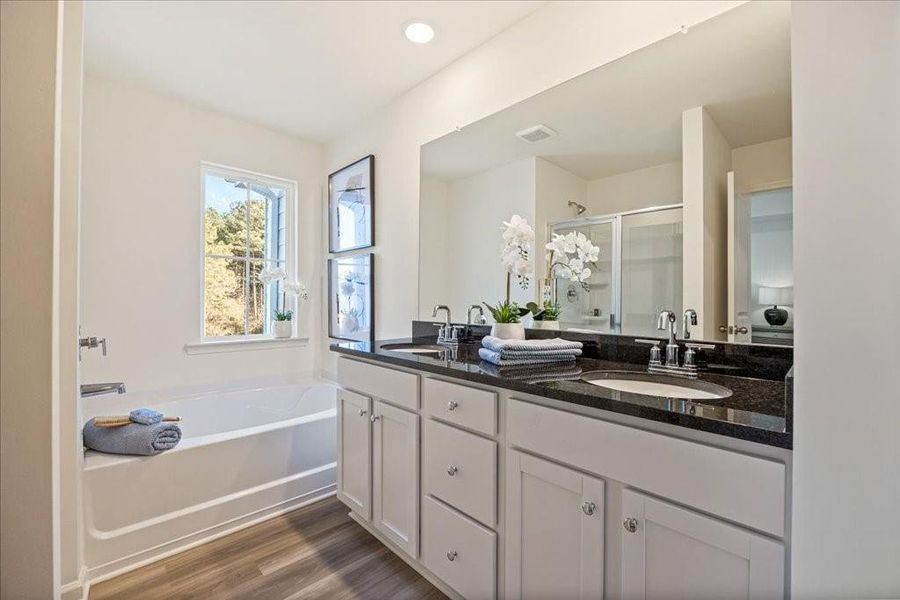 Furnished interior view inside a new home in Shoals Crossing, Conyers (Image 29).