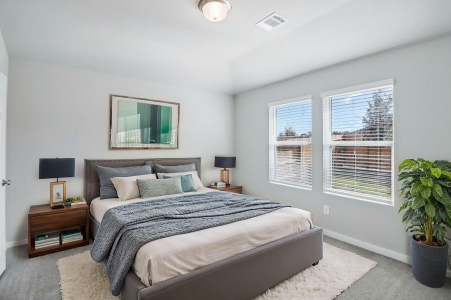 Furnished interior view inside a new home in Pine Lake Cove - Traditional Series, Montgomery (Image 4).