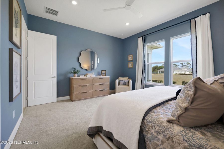 Furnished interior view inside a new home in , Flagler Beach (Image 45).