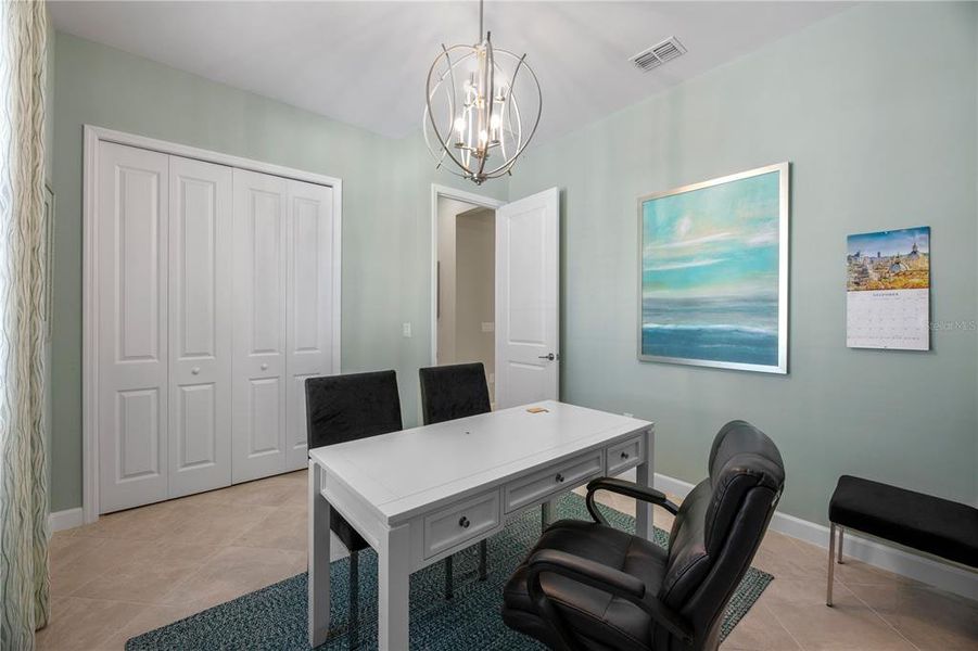 Furnished interior view inside a new home in South Gulf Cove, Port Charlotte (Image 7). Furnished interior view inside a new home in South Gulf Cove, Port Charlotte (Image 7).