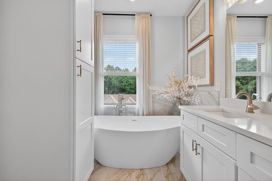 Furnished interior view inside a new home in , Flowery Branch (Image 38). Furnished interior view inside a new home in , Flowery Branch (Image 38).