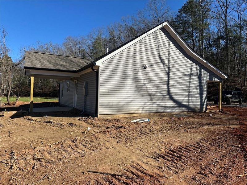In-progress construction of a new home in , Dawsonville, GA (Image 9).