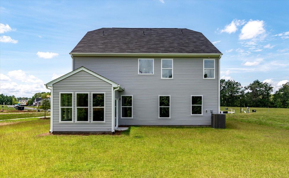 Exterior details and patio area of a home in Parker's Preserve, Ridgeville (Image 27).