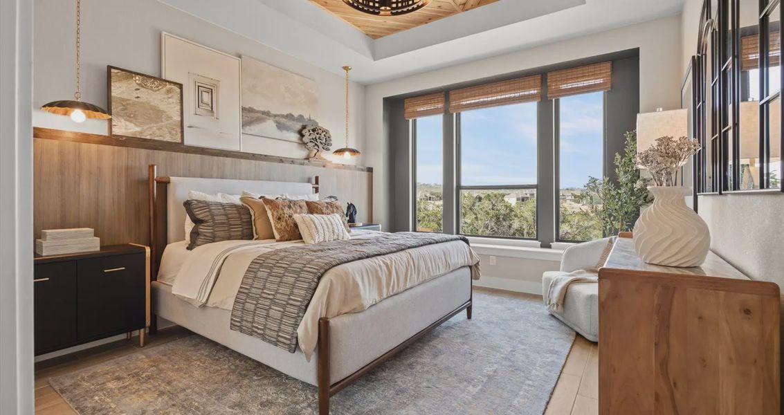 Representative furnished interior of a home built from the Maverick by Chesmar Homes in Sunfield, Buda (Image 11).