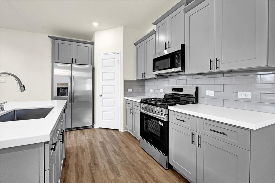 Furnished interior view inside a new home in Aldine Pines, Houston (Image 12).
