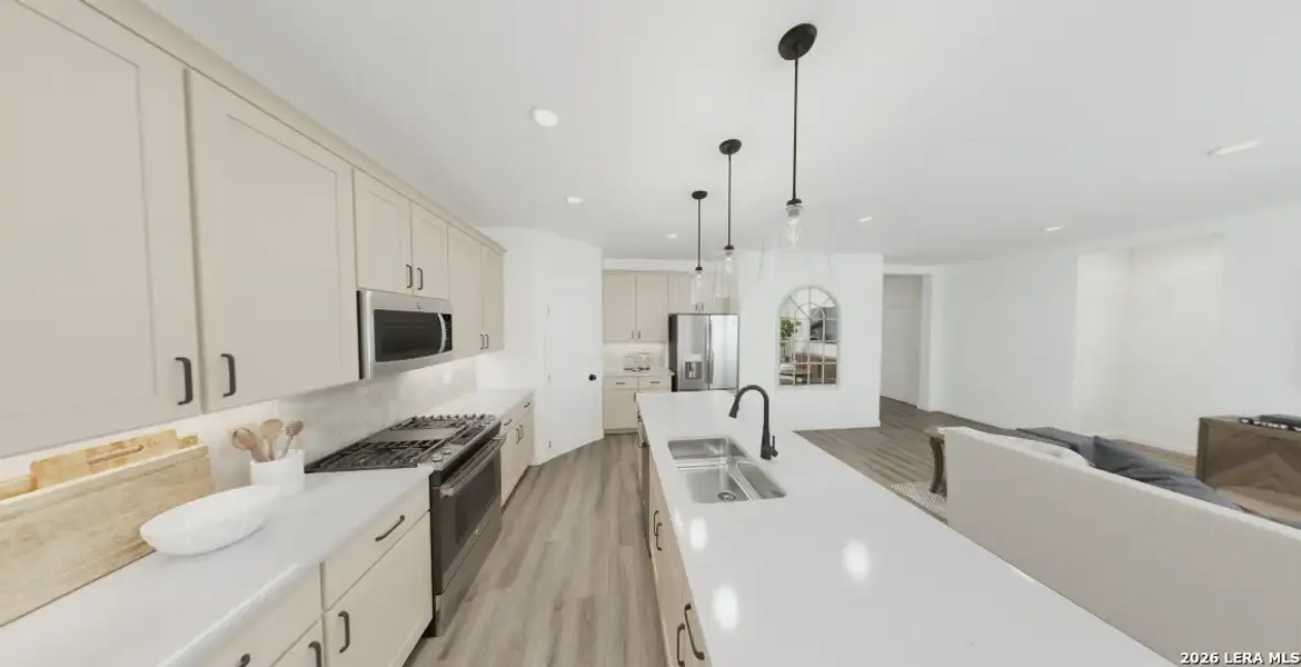 Furnished interior view inside a new home in The Wilder, Adkins (Image 3).