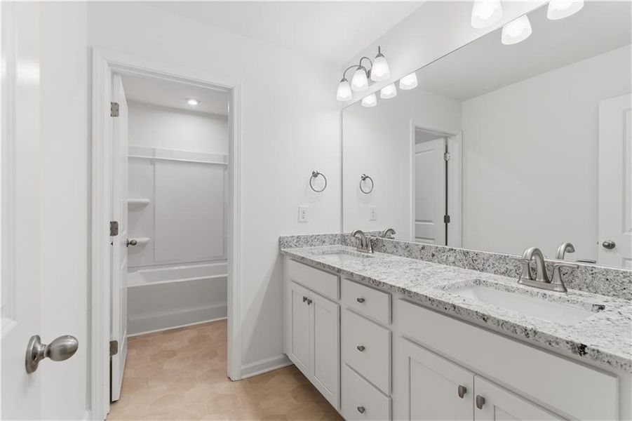 Furnished interior view inside a new home in Silver Leaf, Dawsonville (Image 14).