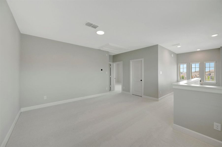 Spacious, unfurnished interior of a new home in Prairieland Village - Grove Collection, Cypress (Image 39). Spacious, unfurnished interior of a new home in Prairieland Village - Grove Collection, Cypress (Image 39).
