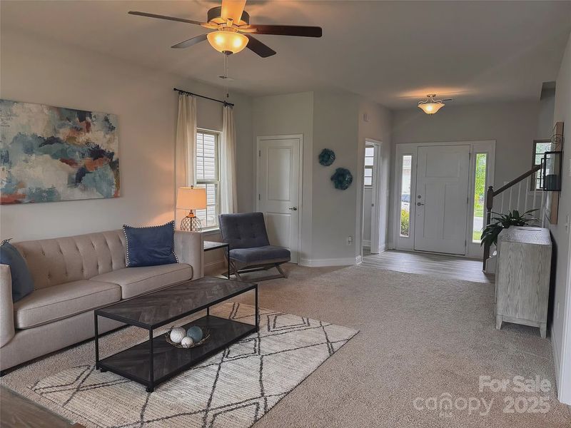 Furnished interior view inside a new home in Village at Parkside, Gastonia (Image 4).
