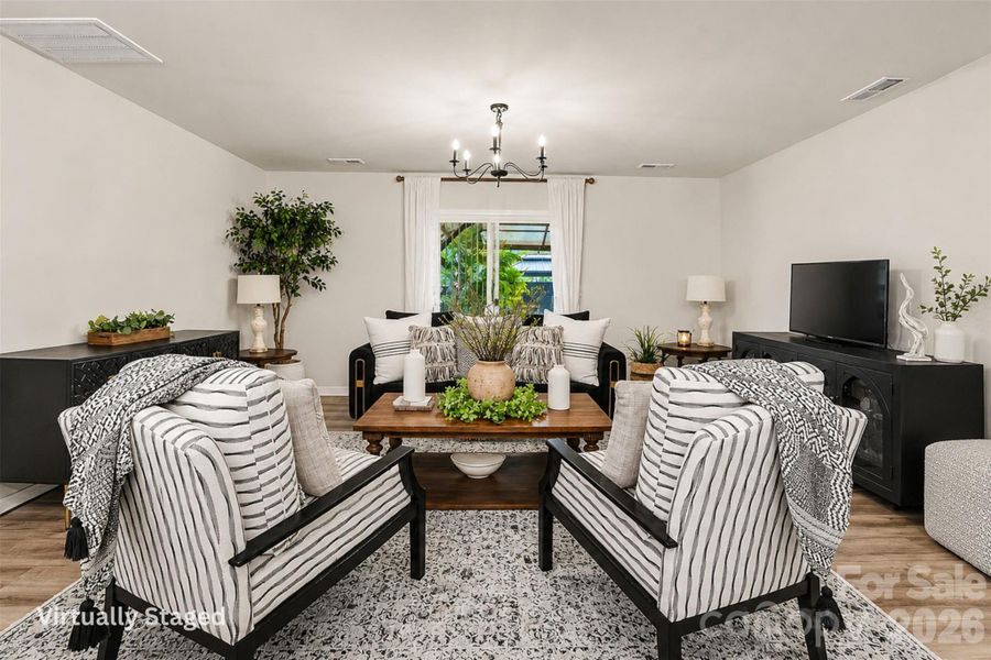 Furnished interior view inside a new home in Legacy Ridge, Catawba (Image 7). Furnished interior view inside a new home in Legacy Ridge, Catawba (Image 7).
