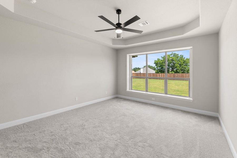 Spacious, unfurnished interior of a new home in Lovers Landing, Forney (Image 21).